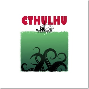 Cthulhu Jaws Posters and Art
